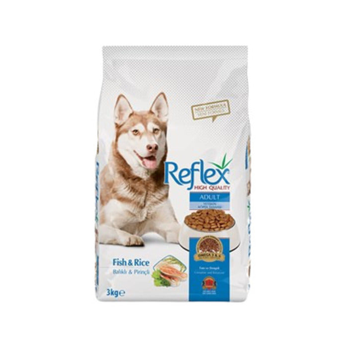 Reflex Balıklı ve Pirinçli Yetişkin Köpek Maması 3 Kg