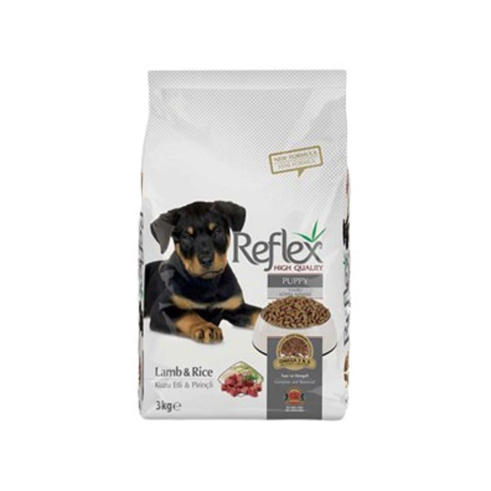 Reflex Kuzu Etli Pirinçli Yavru Köpek Kuru Maması 3 Kg