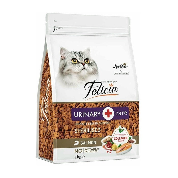 Felicia Az Tahıllı Somonlu Hipoalerjenik Kısırlaştırılmış Kedi Maması 1 Kg