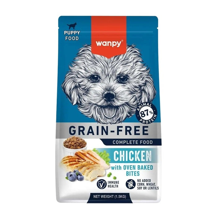 Wanpy Tahılsız Tavuklu Yavru Köpek Maması 1,5 Kg