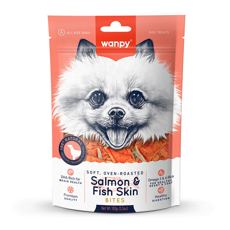 Wanpy Gerçek Somon Dilimleri Köpek Ödülü 100g