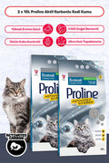 Proline Aktif Karbonlu Topaklanan Kedi Kumu 10 Lt x 2 Adet