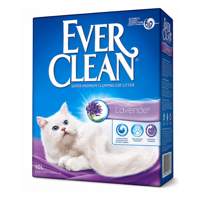 Ever Clean Lavender Lavanta Kokulu Topaklaşan Kedi Kumu 10 Lt