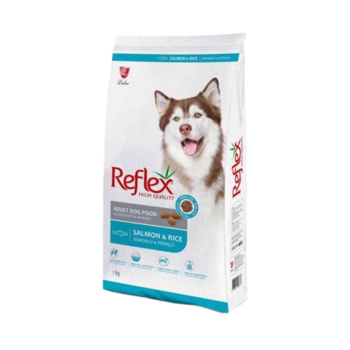 Reflex High Somonlu Pirinçli Yetişkin Köpek Kuru Maması 3 Kg
