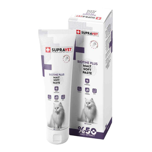 Supravet Biotine Plus Kediler İçin Tüy Sağlığı Güçlendirici Malt 100 Gr