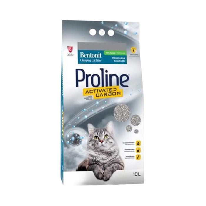 Proline Aktif Karbonlu Bentonit Kedi Kumu 10 Lt