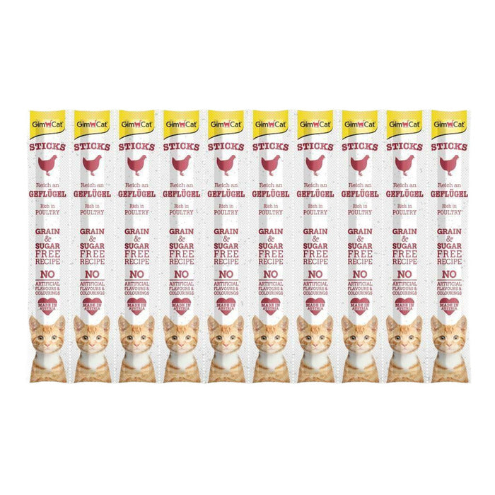 Gimcat Sticks Kümes Hayvanı Etli Ödül Çubukları 50 Gr 10'lu