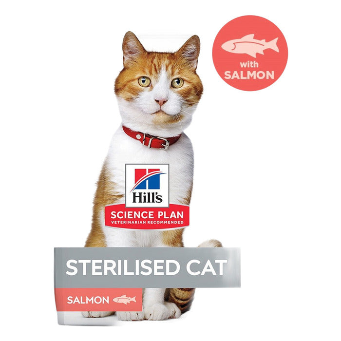Hill's Somonlu Kısırlaştırılmış Yetişkin Kedi Maması - Açık Paket
