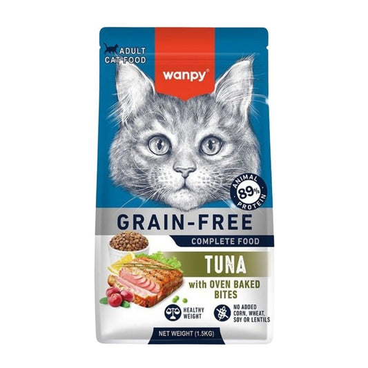 Wanpy Tahılsız Tuna Balıklı Yetişkin Kedi Maması 1,5 Kg