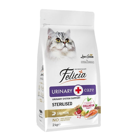 Felicia Az Tahıllı Sterilised Somonlu Hypoallergenic Kedi Maması 2 Kg