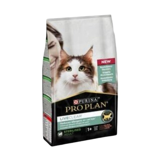 Pro Plan LiveClear Alerjen Azaltan Somonlu 1.4 kg Kısırlaştırılmış Yetişkin Kedi Maması