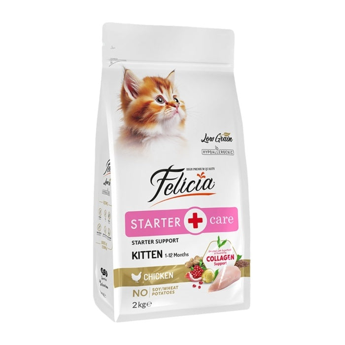 Felicia Starter Care Hipoalerjenik Az Tahıllı Tavuk Etli Yavru Kedi Kuru Maması 2 Kg