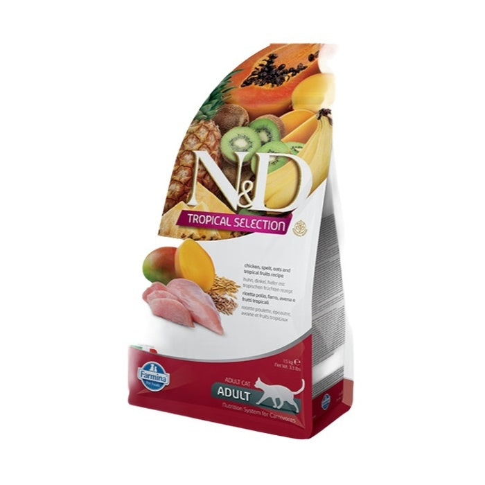 N&D Tropical Selection Tavuklu Kedi Maması 1,5 Kg