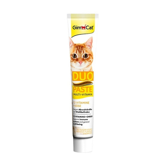 Gimcat Multi-vitamin Duo Paste Peynir+12 Vitaminli 50 Gr