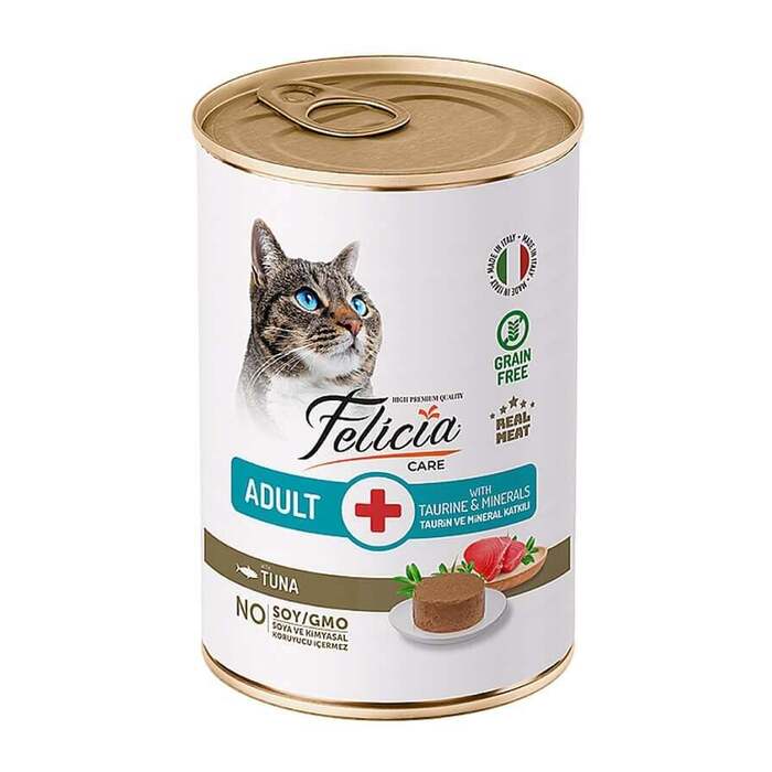 Felicia Yetişkin Tahılsız Ton Balıklı Kedi Konserve 400 Gr