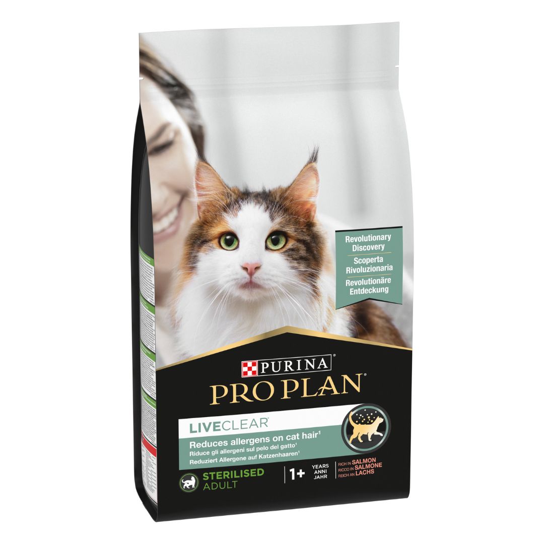 Pro Plan LiveClear Alerjen Azaltan Somonlu 1.4 kg Kısırlaştırılmış Yetişkin Kedi Maması