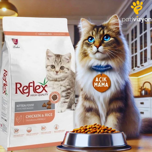 Reflex Kitten Tavuklu Yavru Kedi Maması 1 Kg Açık