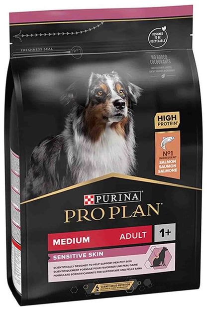 Pro Plan Medium Sensitive Somonlu Yetişkin Köpek Maması 3 Kg
