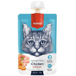 Wanpy Taze Tavuklu ve Havuçlu Kedi Et Ezmesi 90g