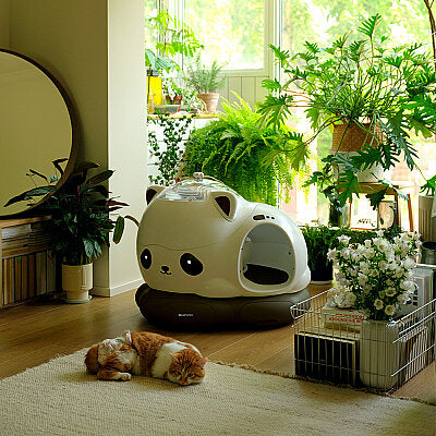WooHuloo Pro Otomatik Kedi Tuvaleti Panda - 2
